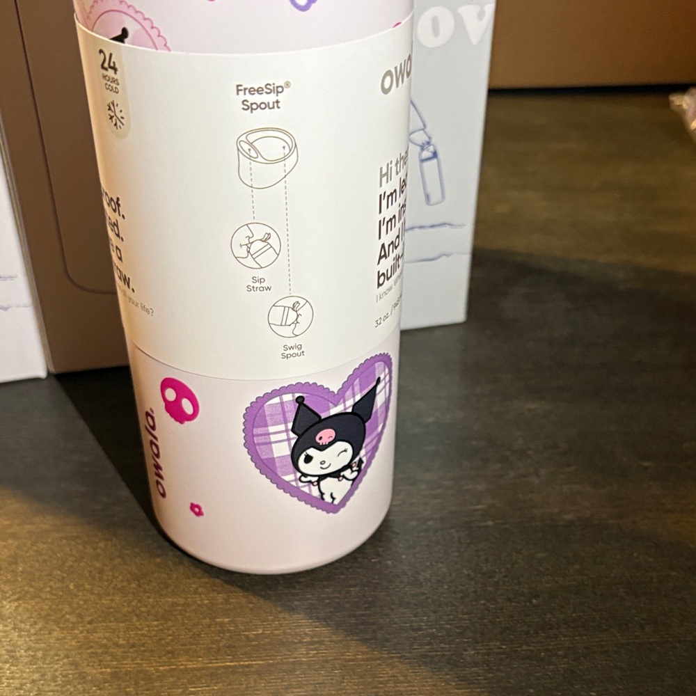 Owala 💜Leak-Proof Straw Bottle – Pink & Purple - Picture 6 of 11